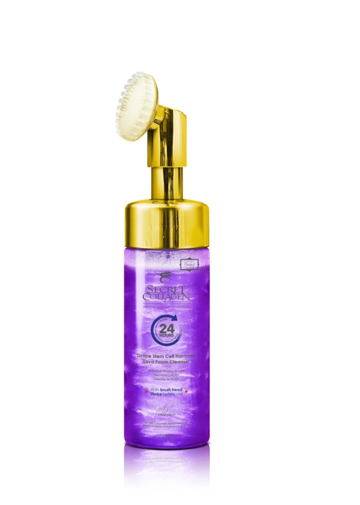 Secret Collagen Grape Stem Cell Harmony Lava Foam Cleanser