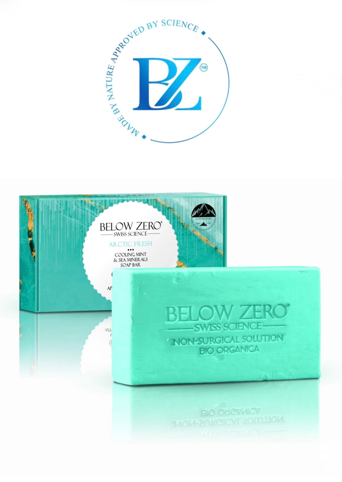 Below Zero Arctic Fresh Cooling Mint & Sea Minerals Soap Bar