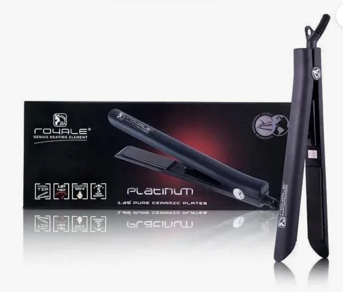 Royale Platinum Genius Hair Straightner