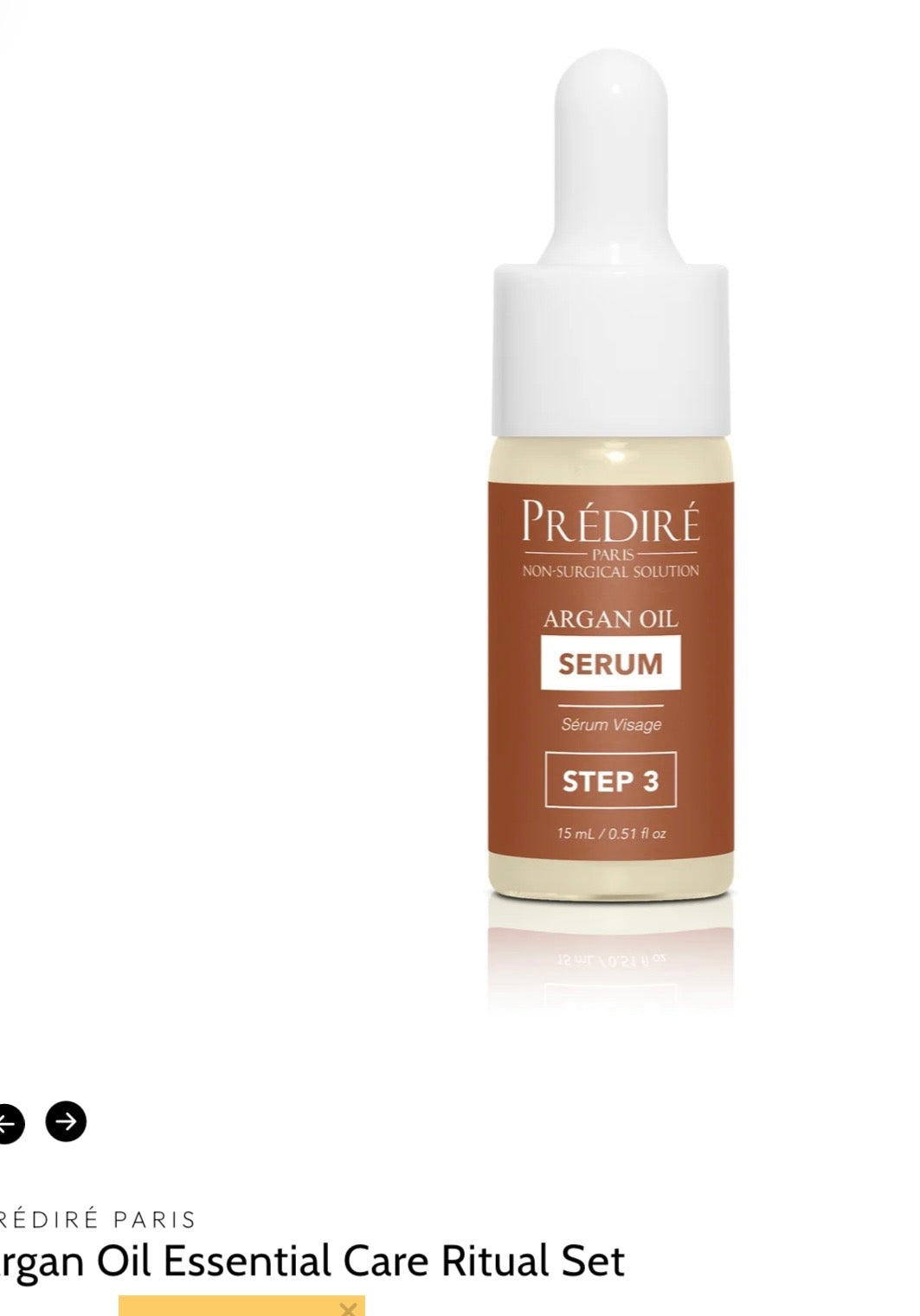 PRÉDIRÉ PARIS Argan Oil Essential Care Ritual TRAVEL Set