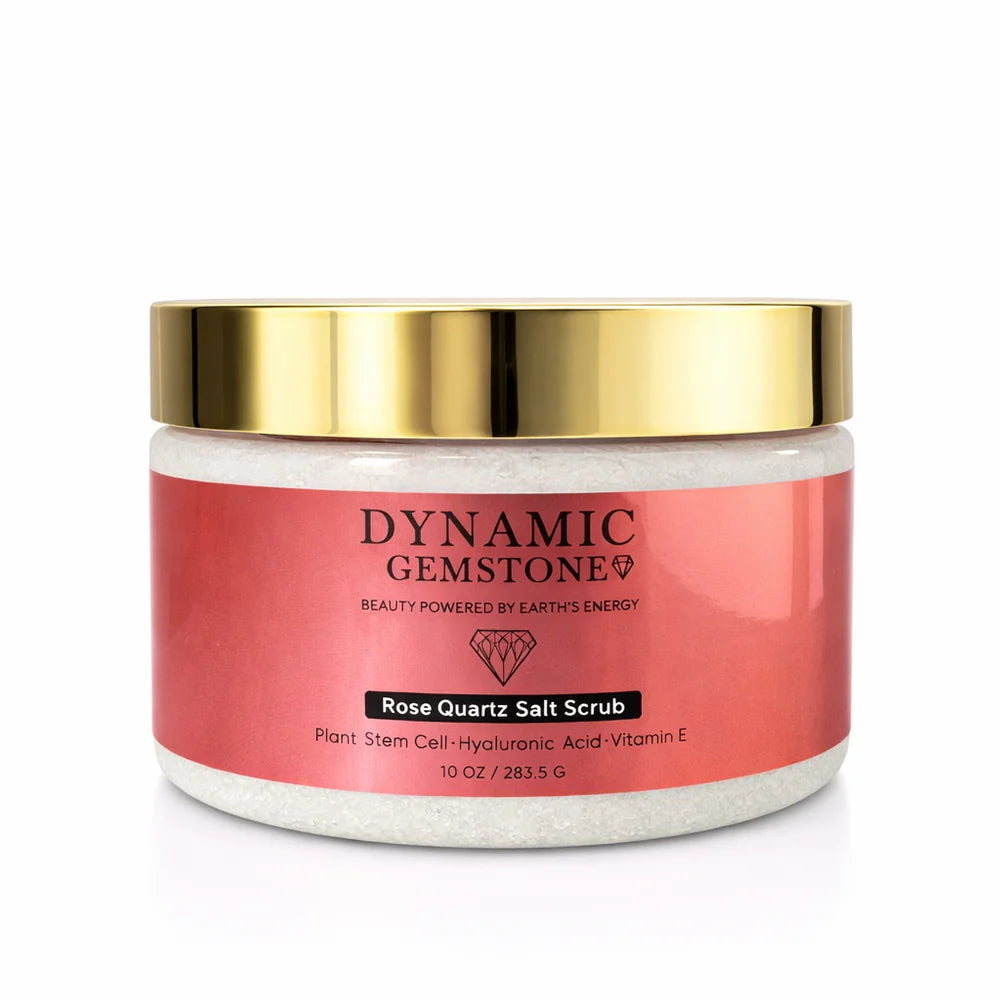 Dynamic Gemstone Rose Quartz Salt Scrub