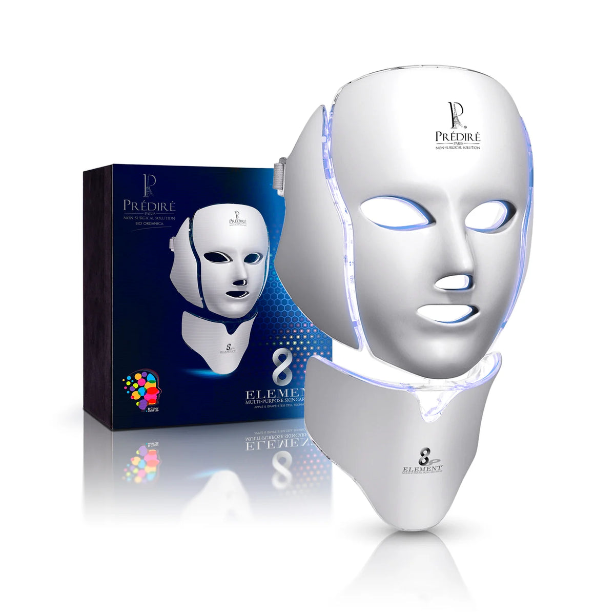 PREDIRE PARIS 8 Element Multi-Purpose Skincare Mask | Non-Surgical Solution LED Treatment