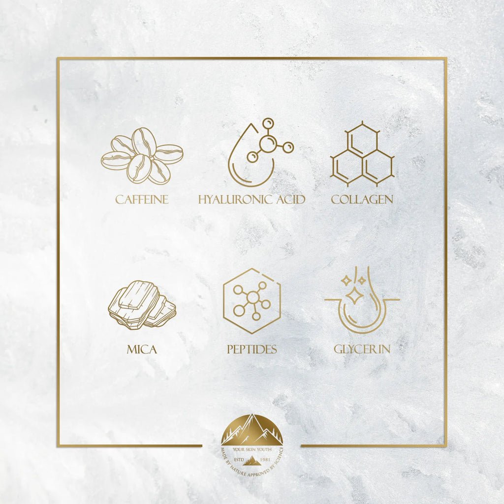 Below Zero Frozen Gold - Firming & Tightening Peeling Mask enriched with Multi-Peptide & Caffeine