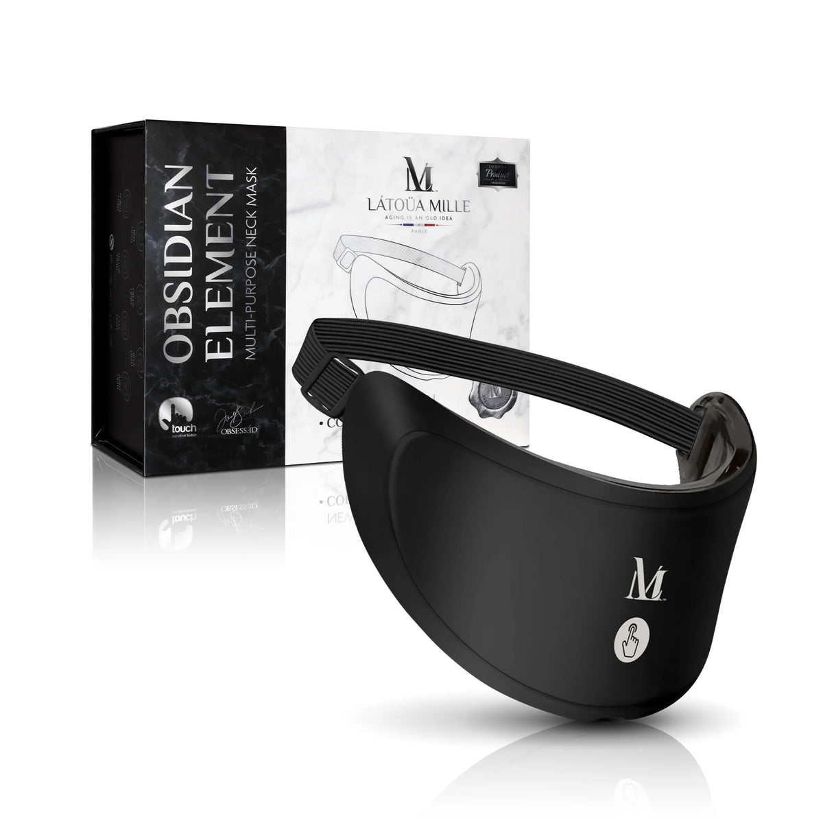 LATOUA MILLE Obsidian Element Multi-Purpose Neck Mask